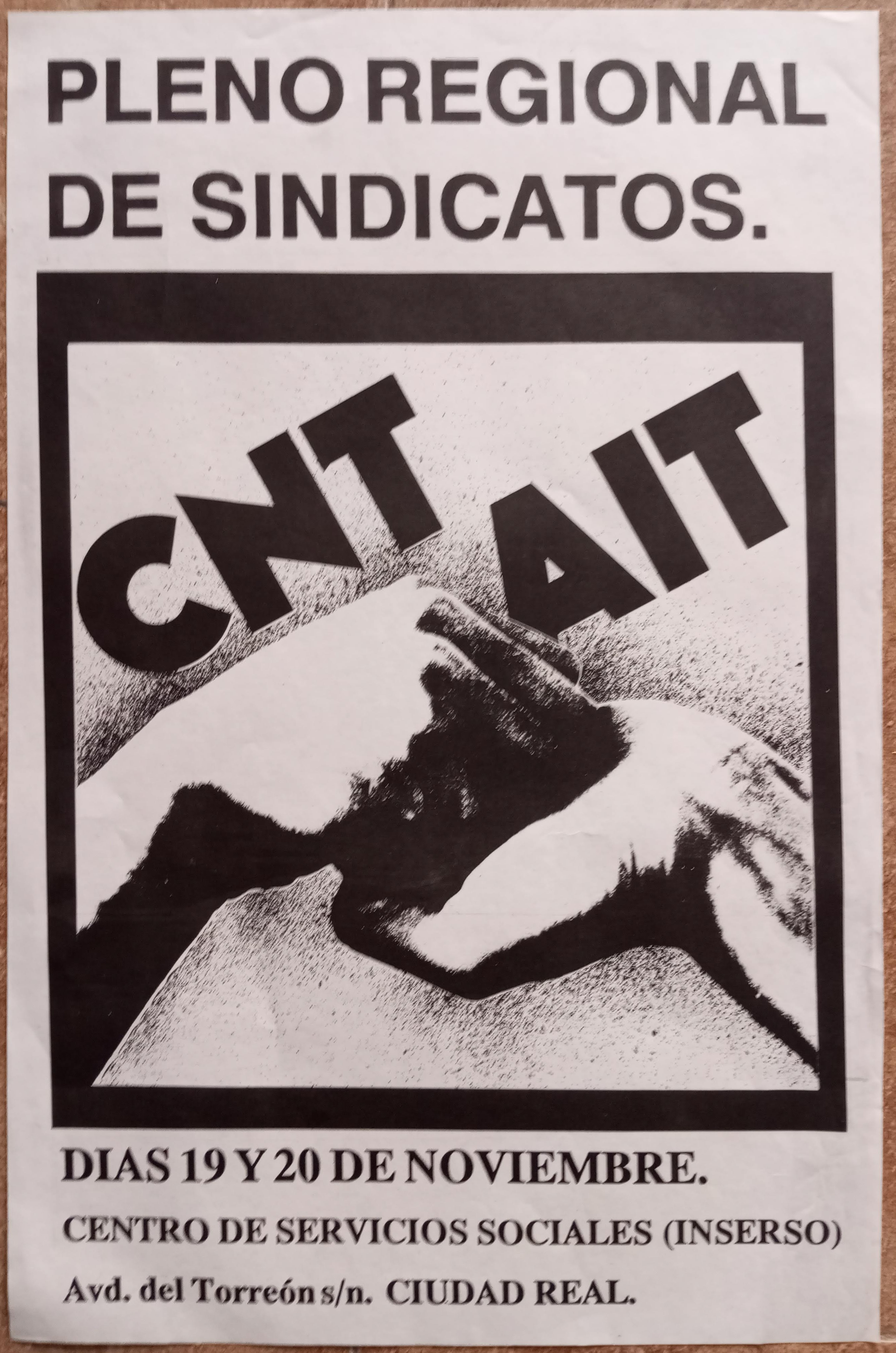 Pleno regional de sindicatos de CNT-AIT en Ciudad Real