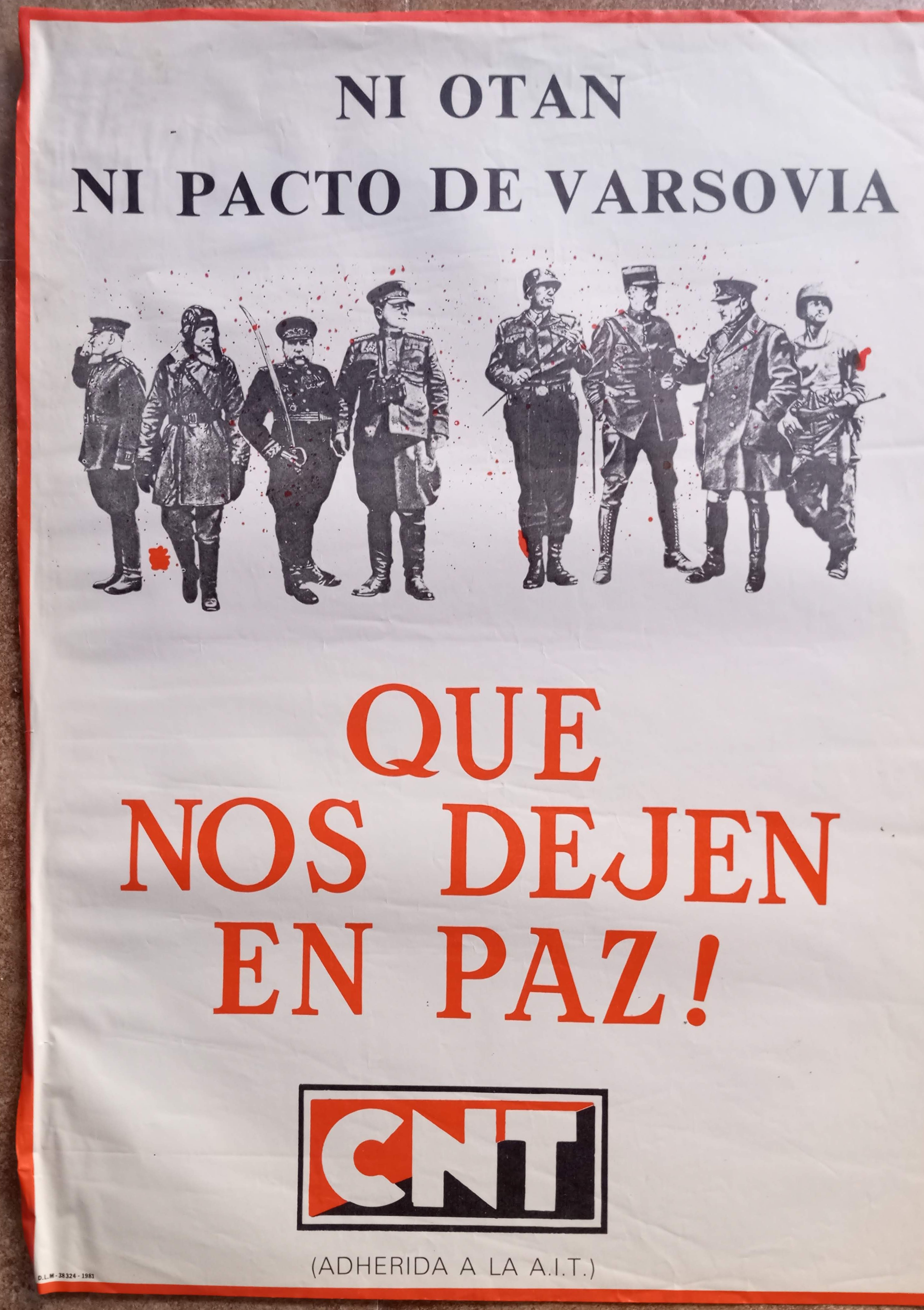 Ni OTAN ni Pacto de Varsovia. Que nos dejen en paz