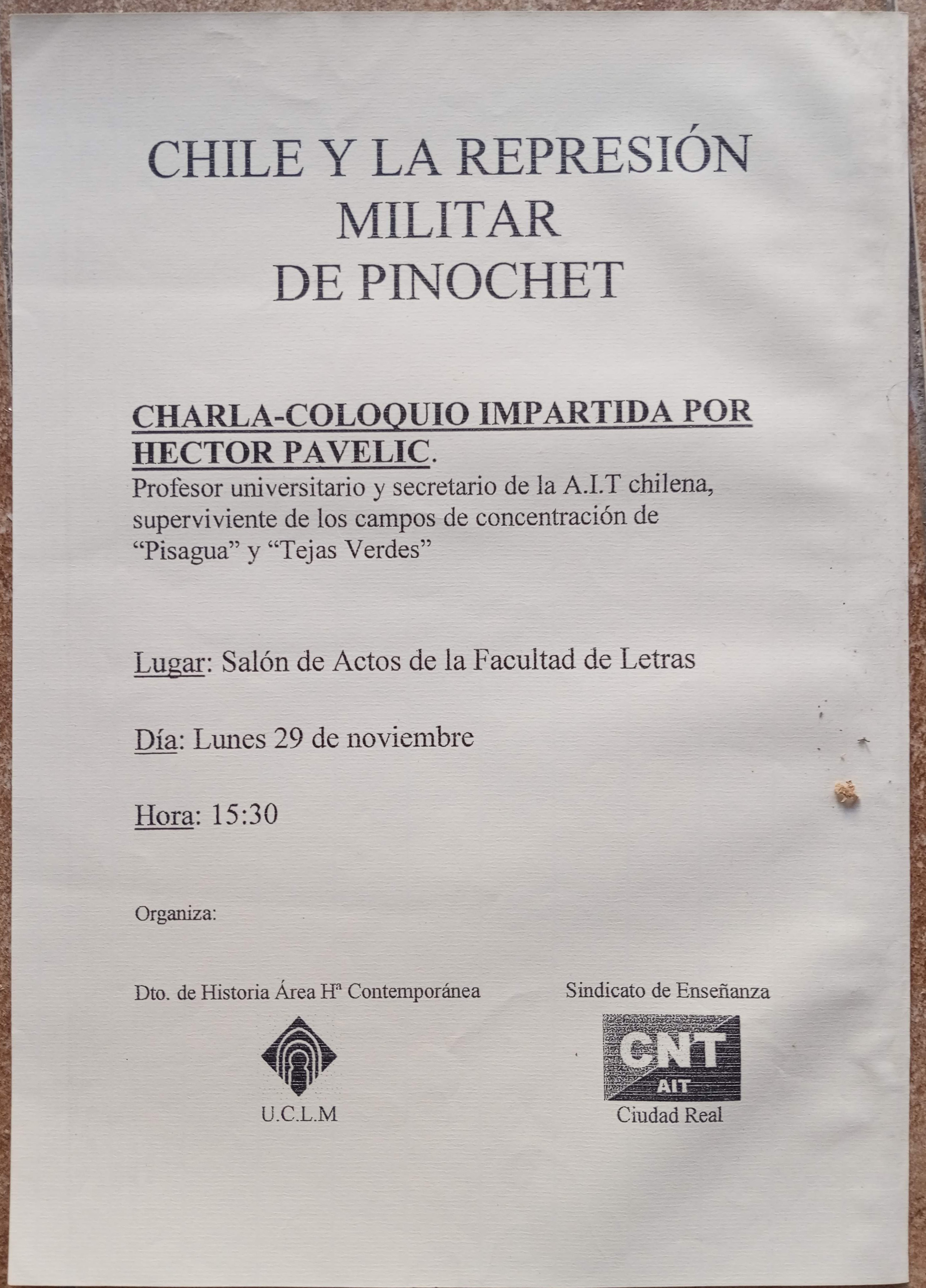 Chile y la represión militar de Pinochet