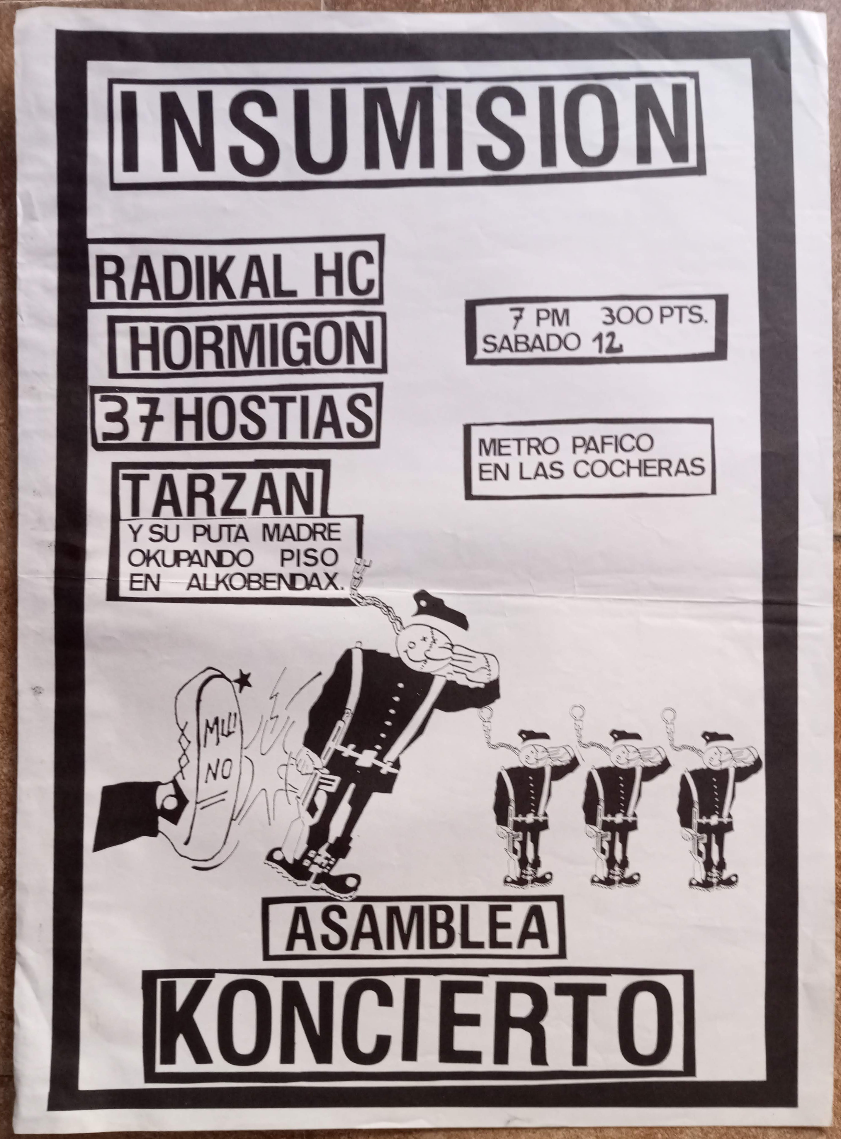 Insumisión: asamblea y concierto