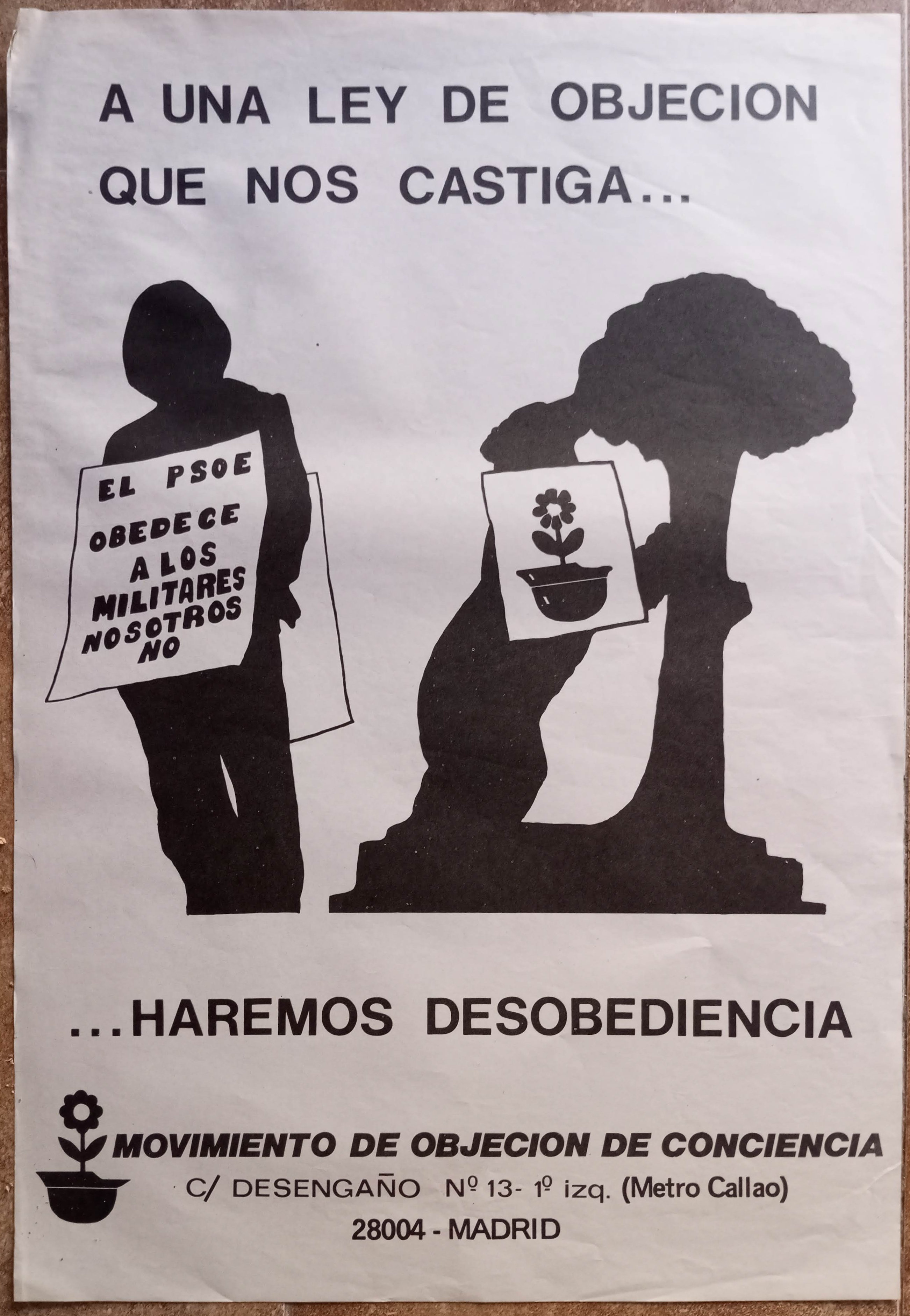 A una ley de objeción que nos castiga, haremos desobediencia
