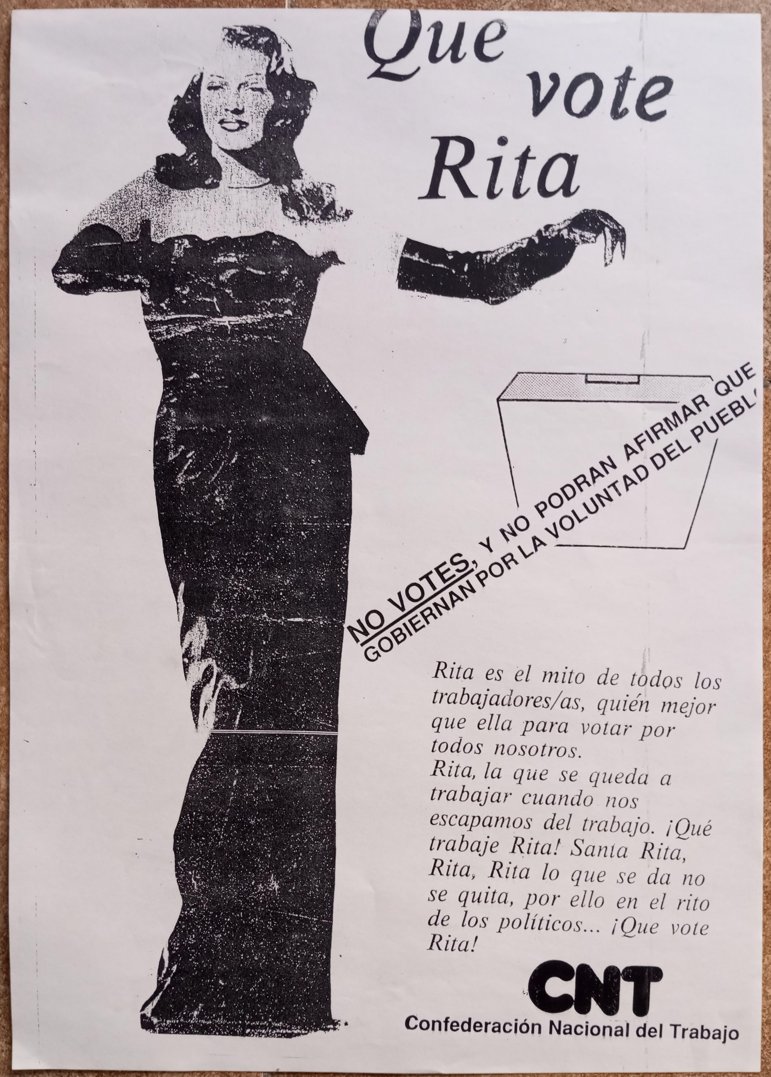 Que vote Rita. Abstención activa