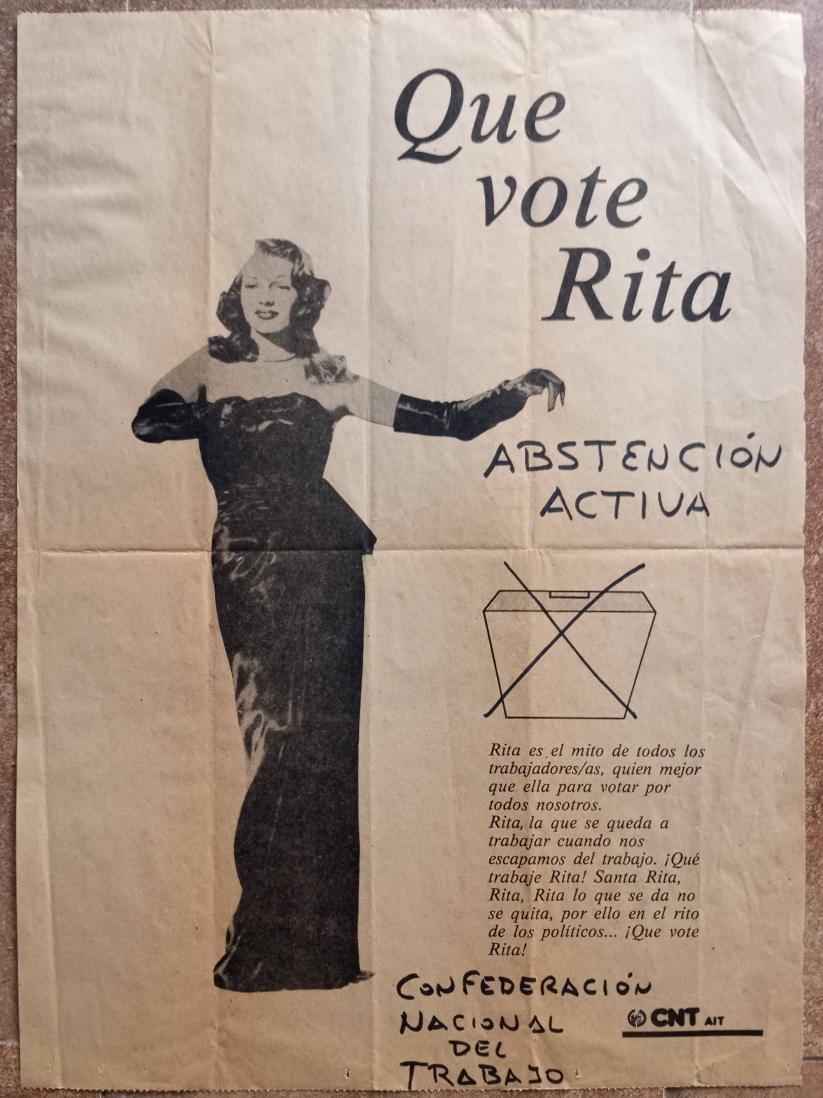 Que vote Rita. Abstención activa