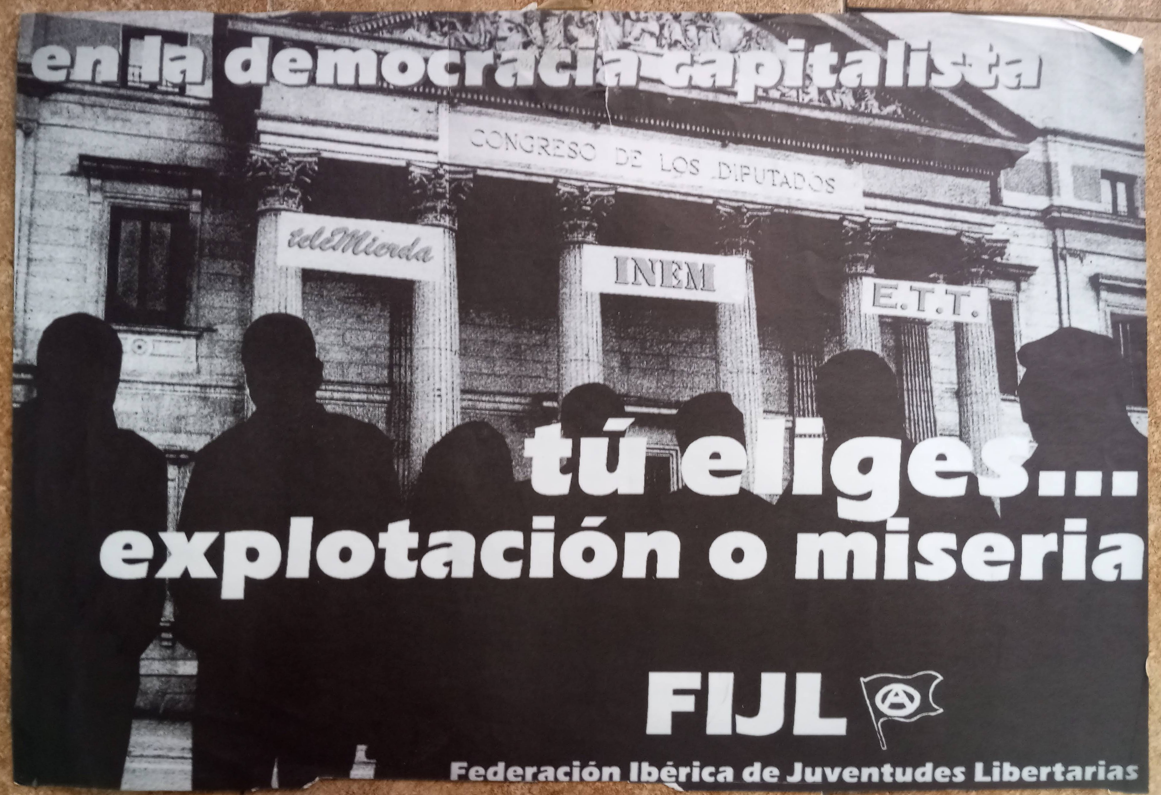 En la democracia capitalista tú eliges: explotación o miseria