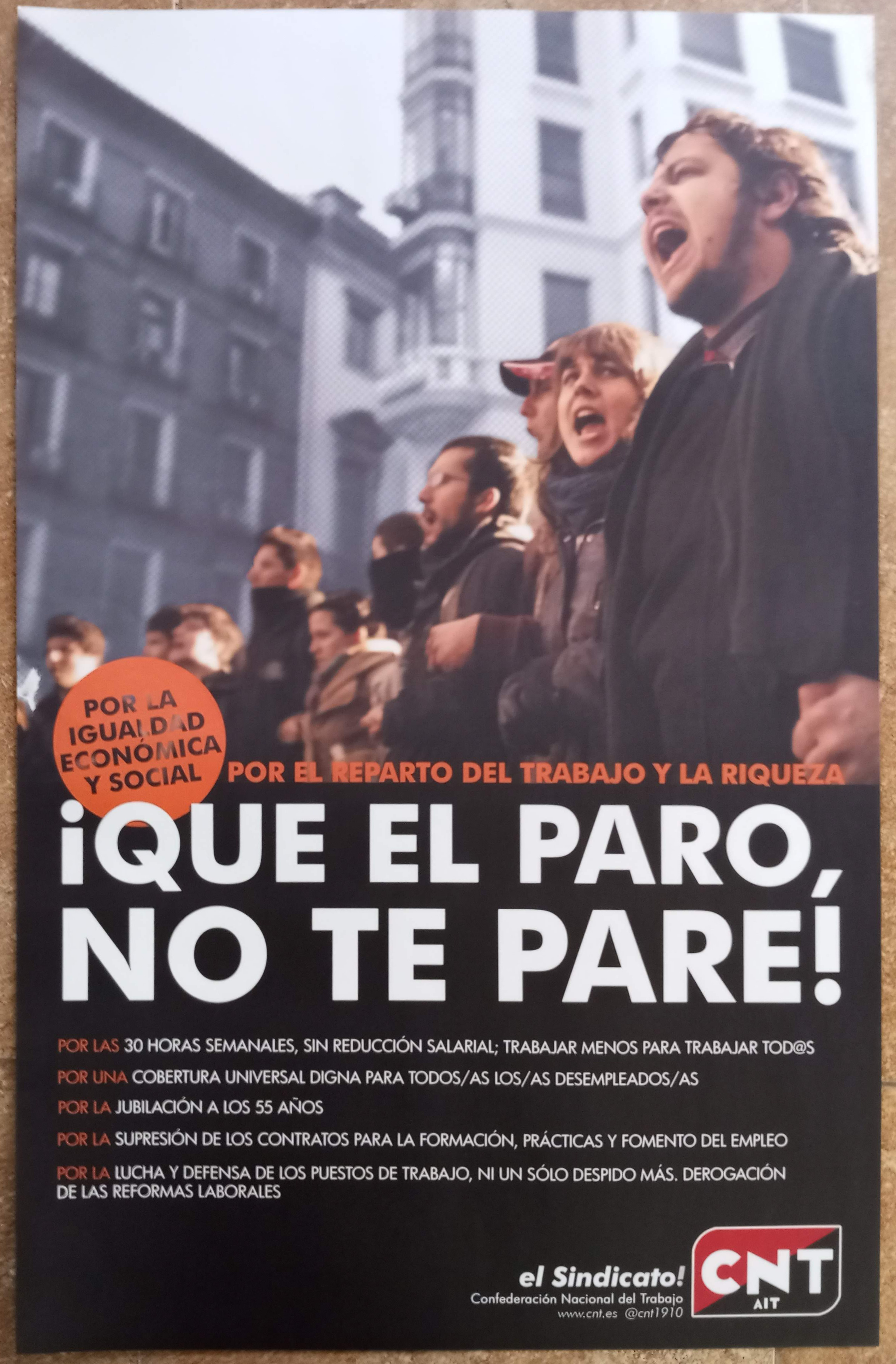 ¡Que el paro no te pare!