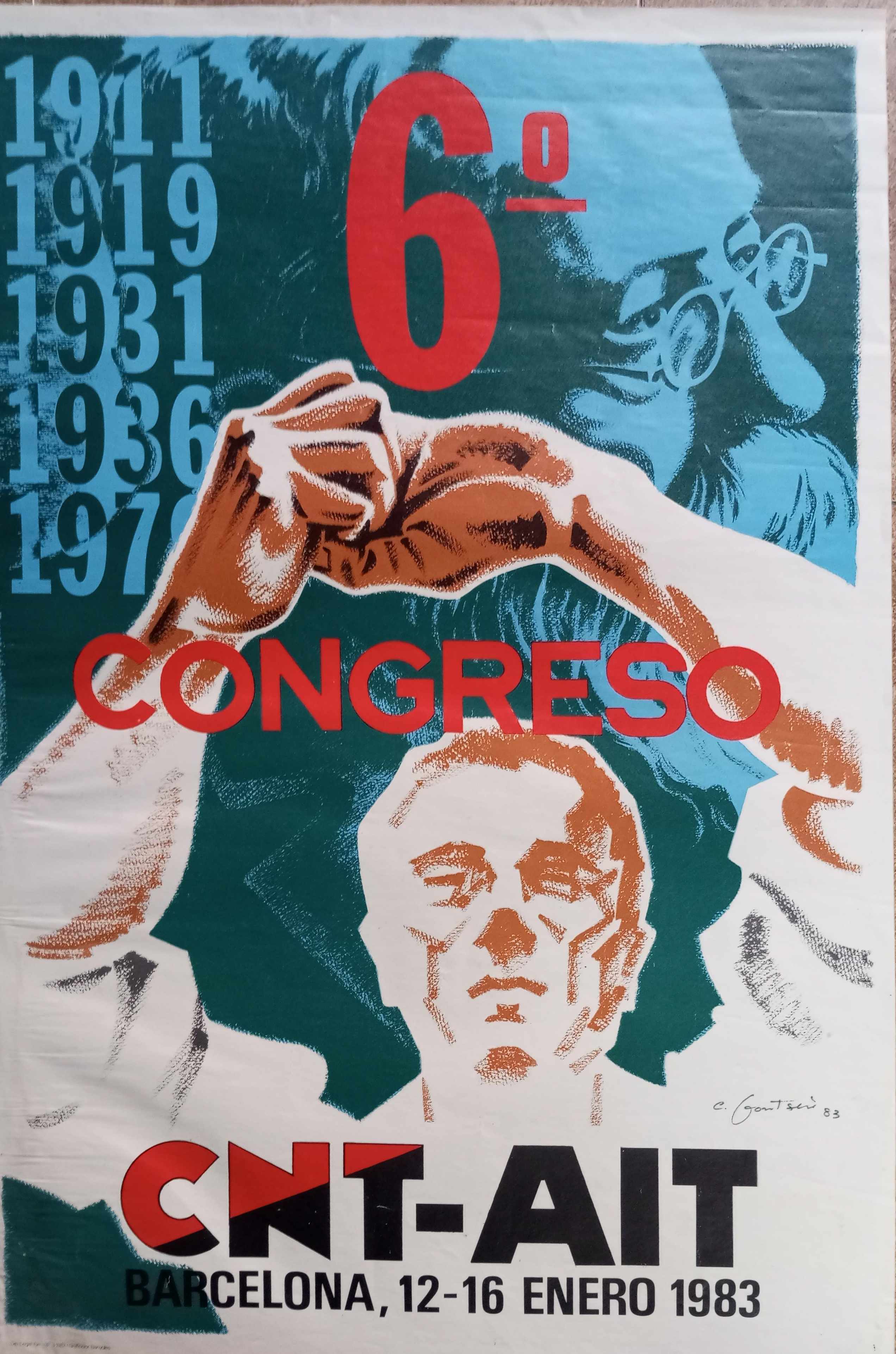 VI Congreso CNT-AIT. Barcelona, 12–16 de enero de 1983