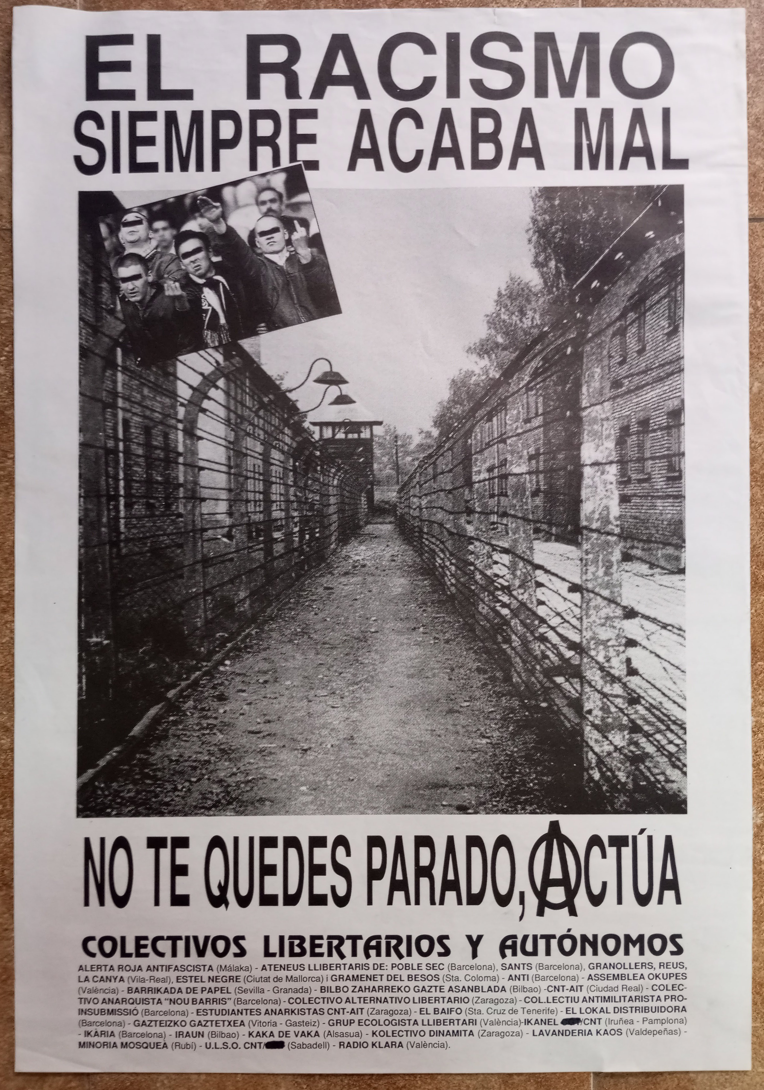 El racismo siempre acaba mal. No te quedes parado, actúa