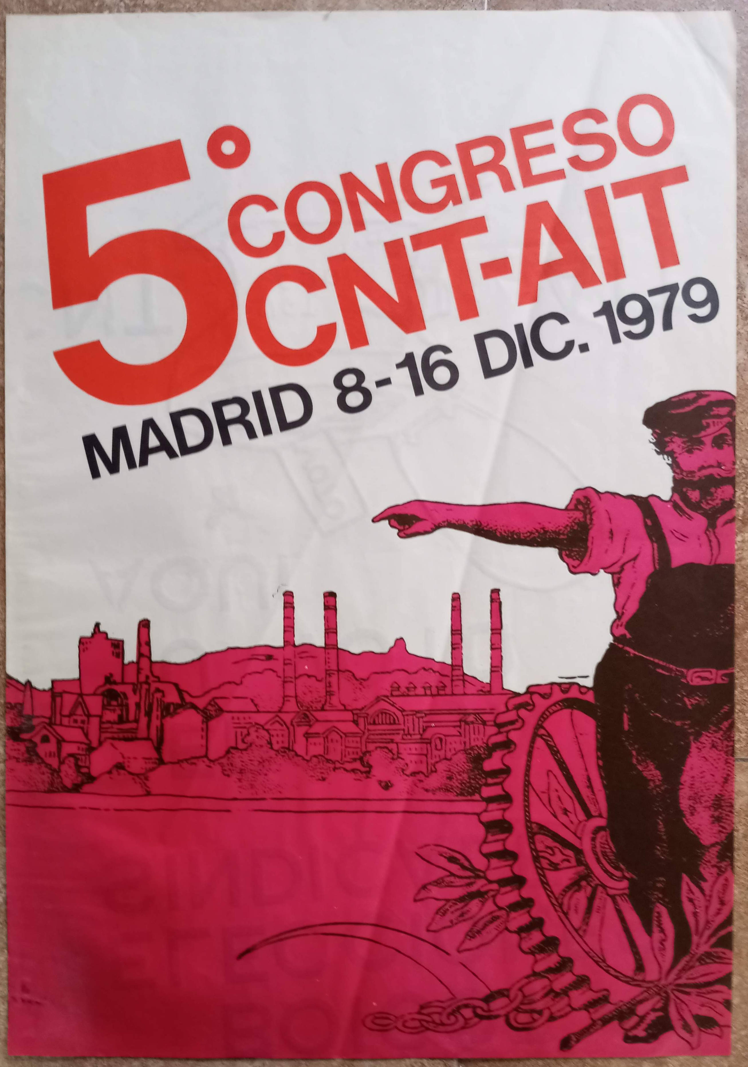 V Congreso CNT. Madrid, 8–16 de diciembre de 1979