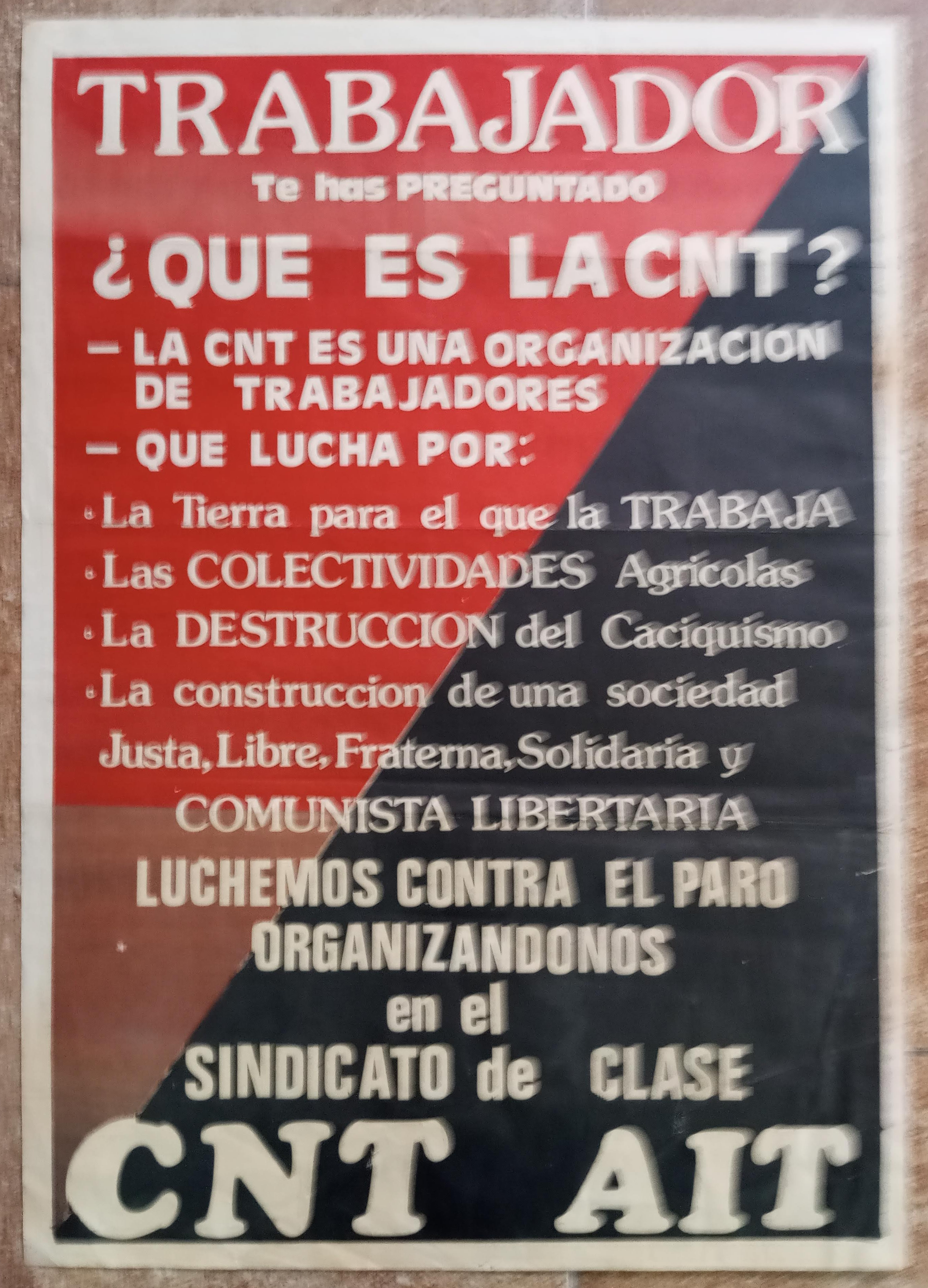 Trabajador, ¿te has preguntado qué es la CNT?