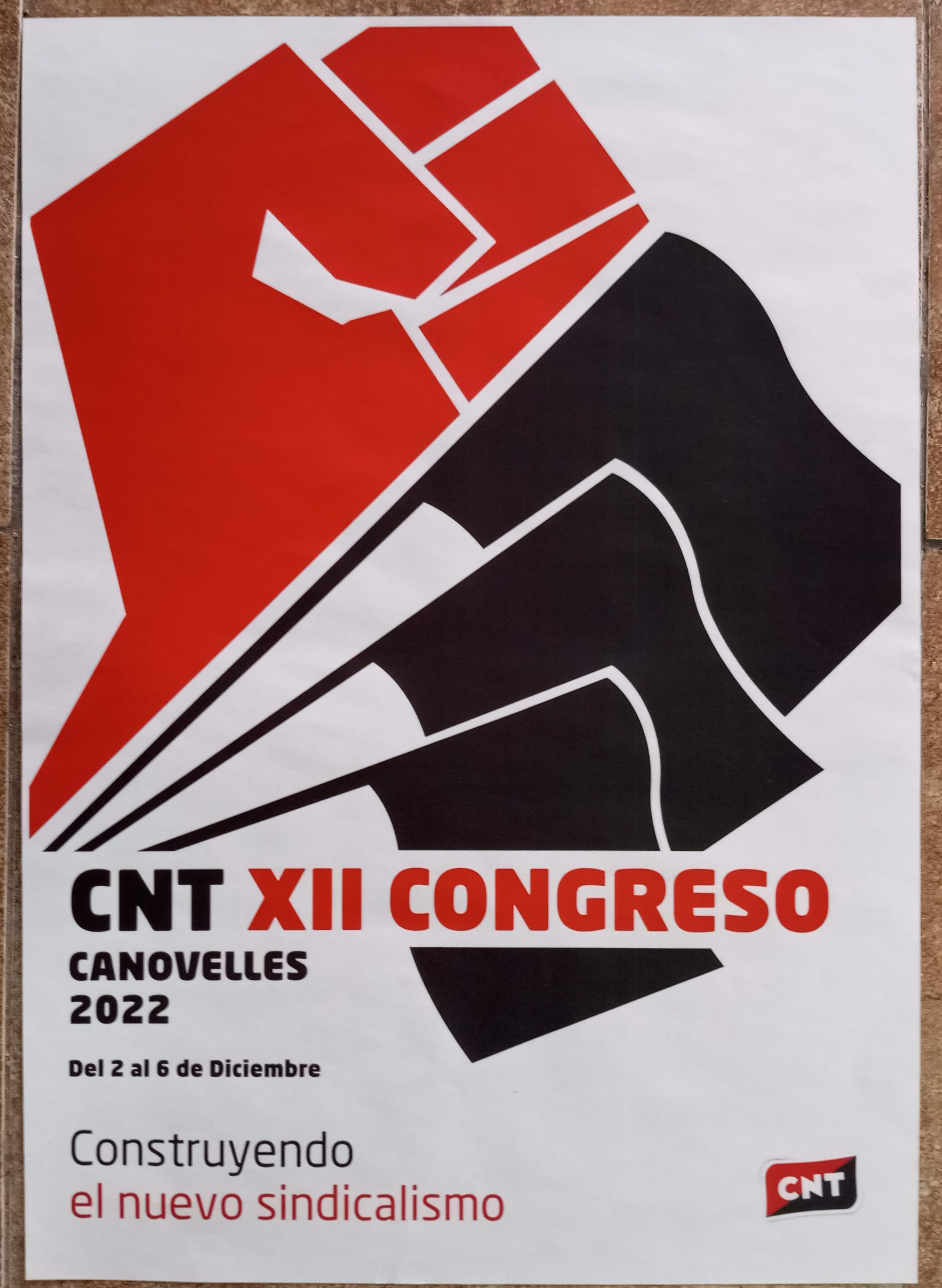 XII Congreso CNT. Canovelles, diciembre de 2022