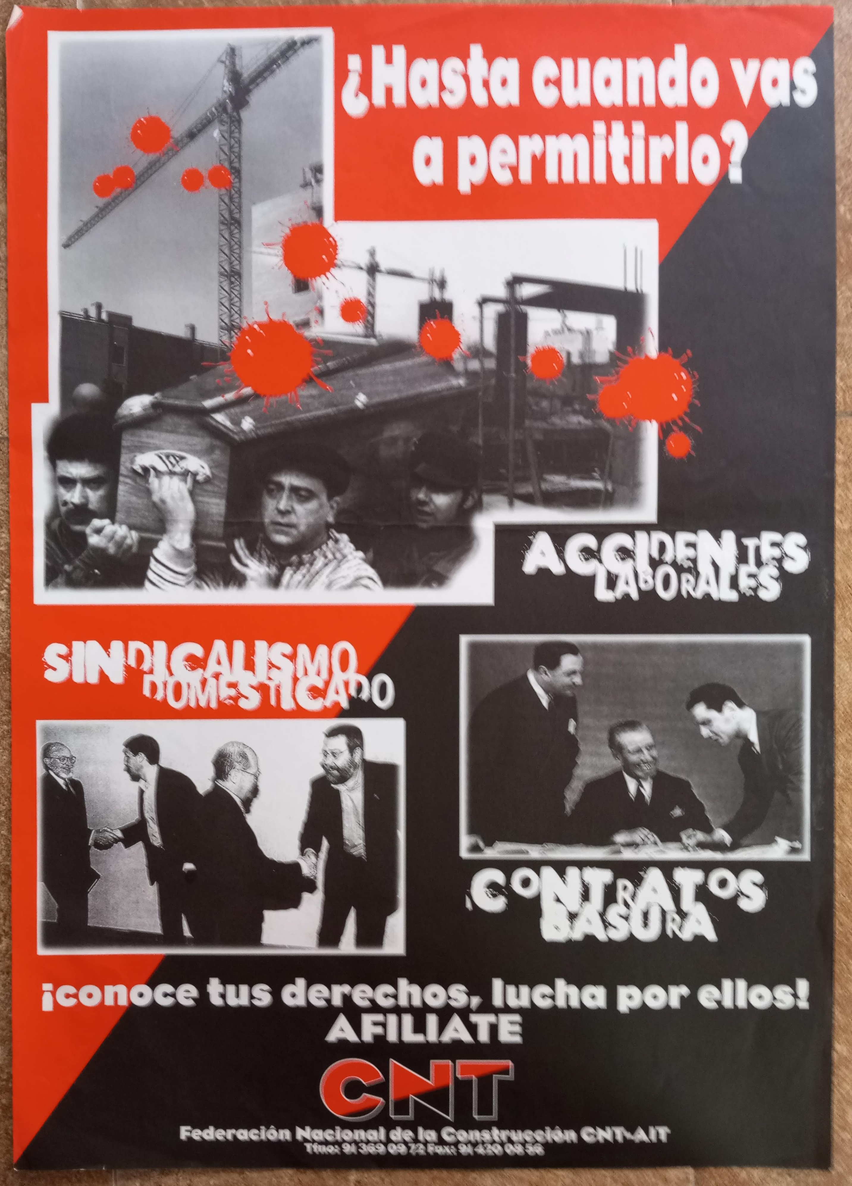 ¿Hasta cuándo vas a permitirlo? Sindicalismo domesticado, accidentes laborales y contratos basura