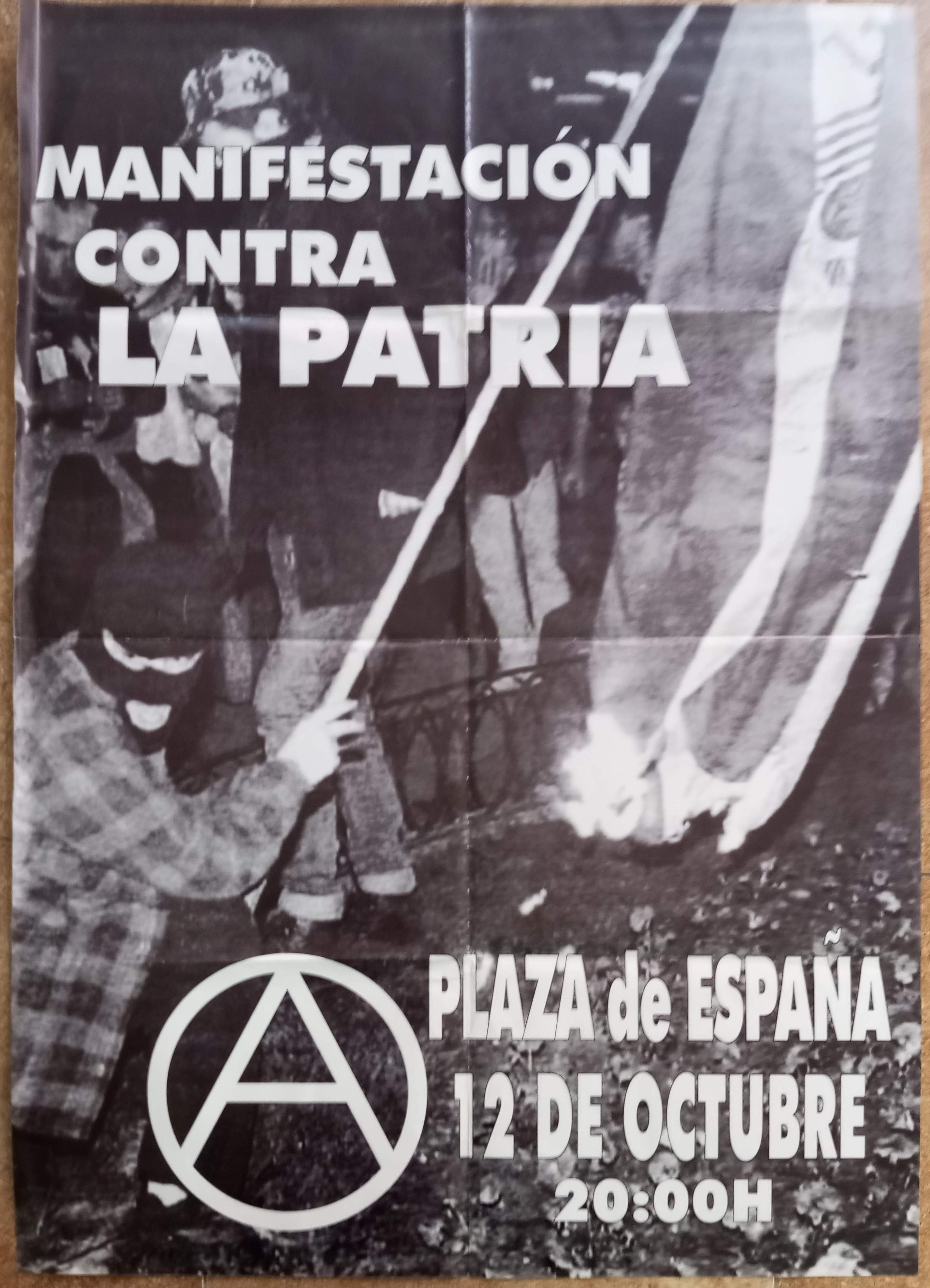 Manifestación contra la patria