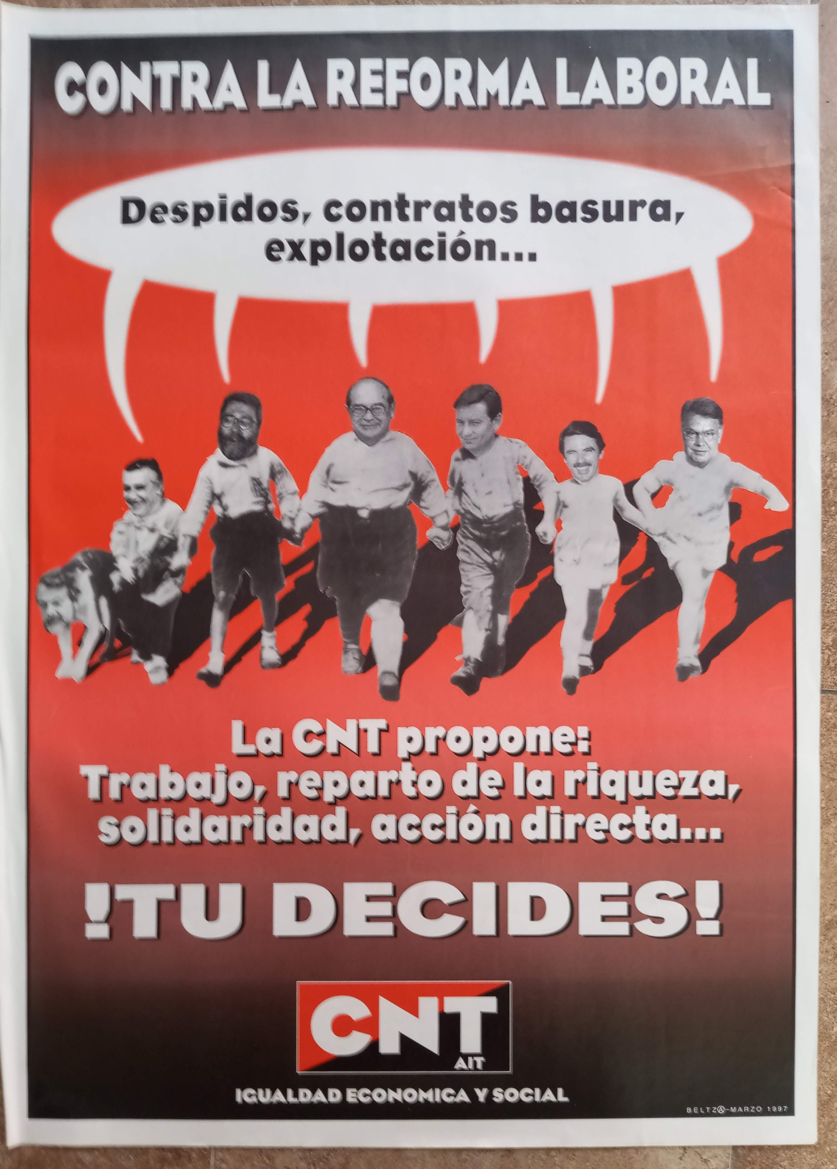 Contra la reforma laboral. ¡Tú decides!