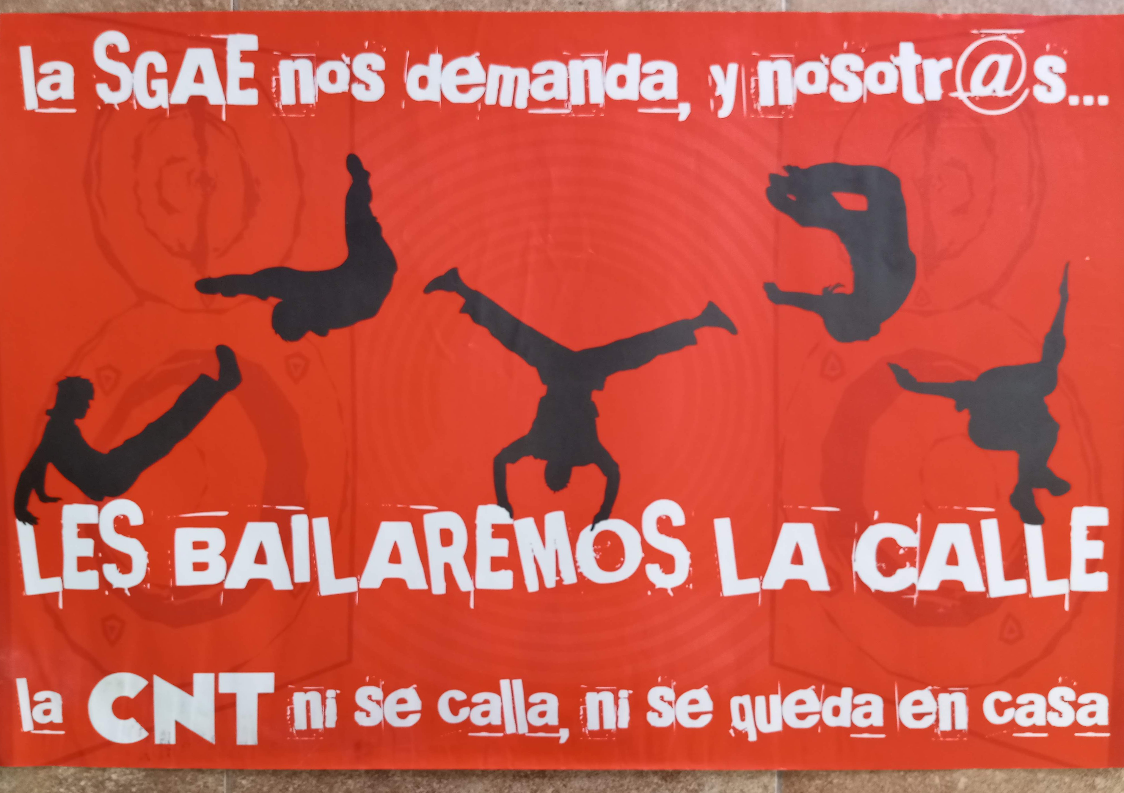 La SGAE nos demanda y nosotr@s… ¡les bailaremos la calle!