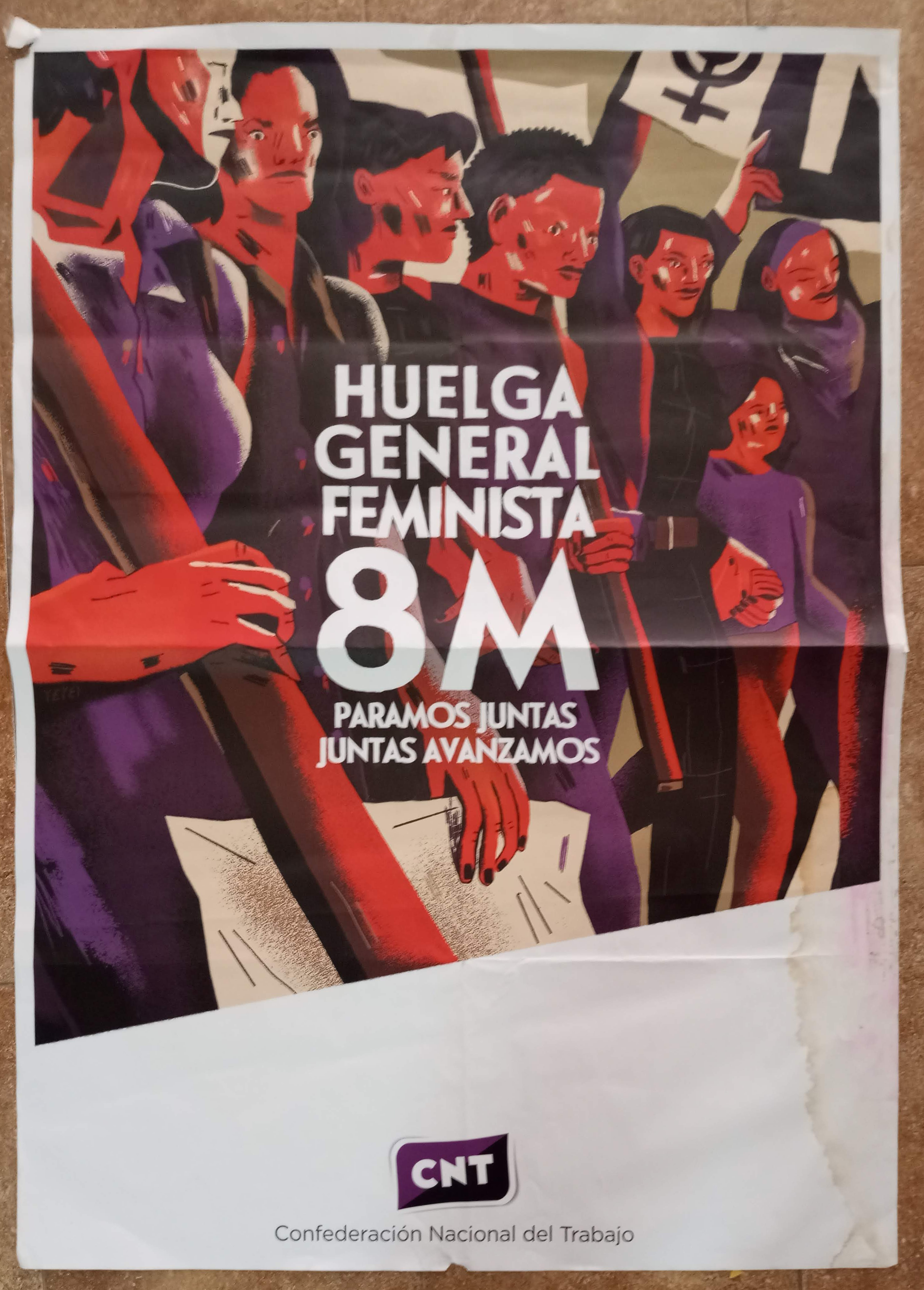 Huelga general feminista. Paramos juntas, juntas avanzamos