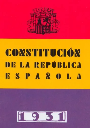 Portada orientativa de Constitución de la República Española 1931; puede no corresponder a esta edición