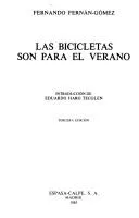 Portada orientativa de Las bicicletas son para el verano; puede no corresponder a esta edición