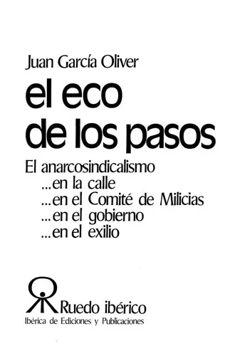 Portada orientativa de El eco de los pasos; puede no corresponder a esta edición