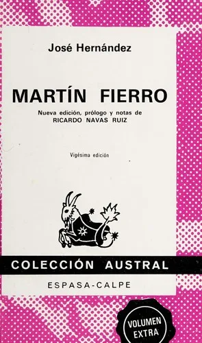 Portada orientativa de Martín Fierro; puede no corresponder a esta edición