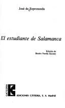 Portada orientativa de EL ESTUDIANTE DE SALAMANCA; puede no corresponder a esta edición