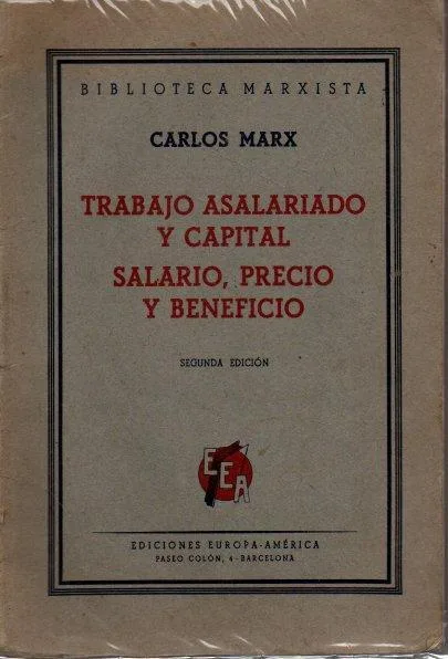 Portada orientativa de Trabajo asalariado y capital / Salario, precio y ganancia; puede no corresponder a esta edición