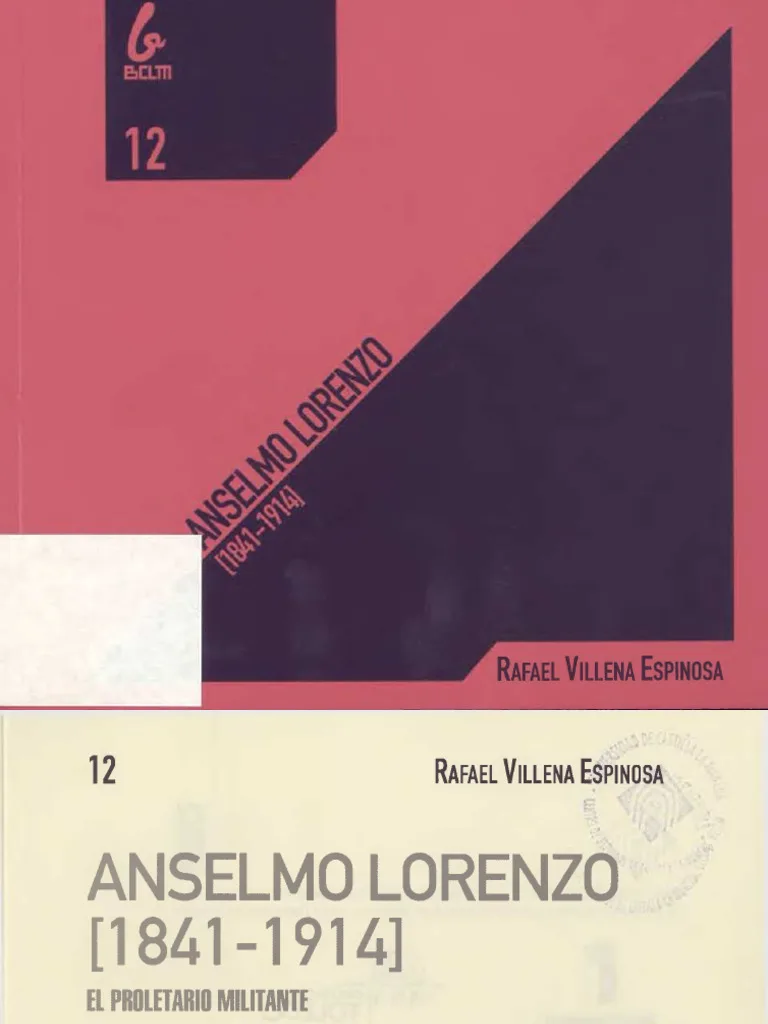 Portada orientativa de Anselmo Lorenzo (1841-1914); puede no corresponder a esta edición