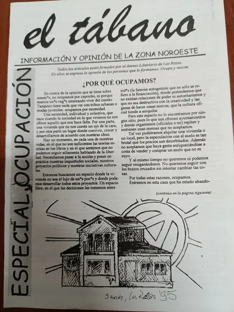 Vista principal de El Tábano