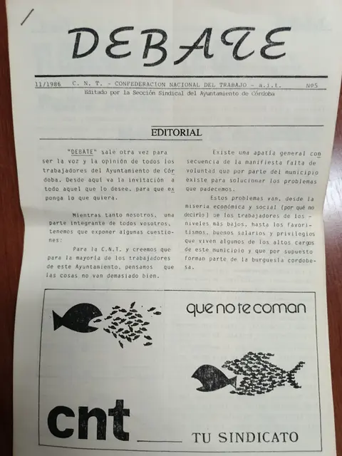 Vista principal de Debate