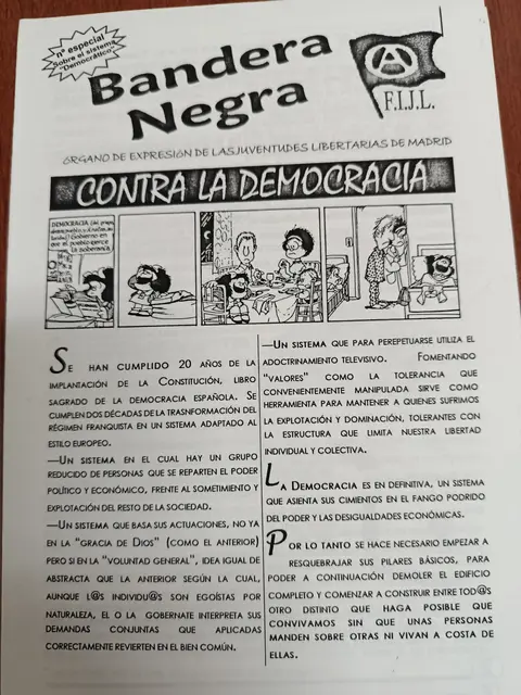 Vista principal de Bandera Negra