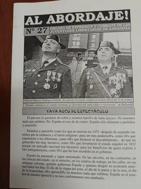 Vista principal de Al Abordaje!
