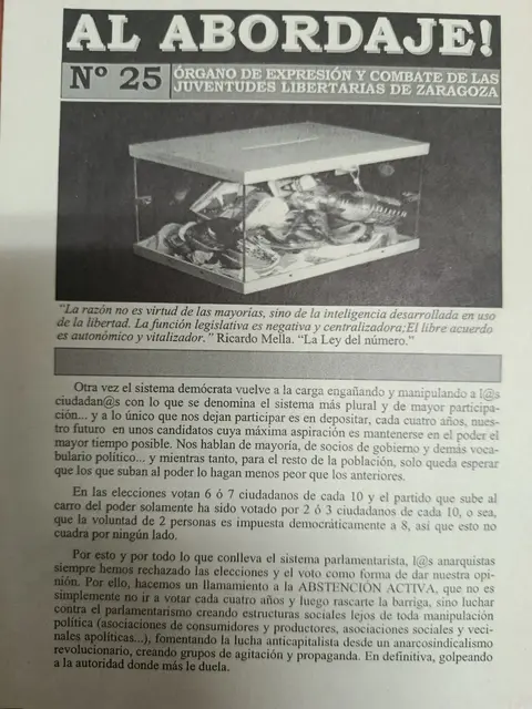 Vista principal de Al Abordaje!