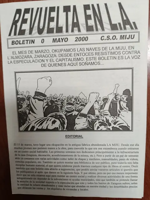 Vista principal de Revuelta en la MIJU