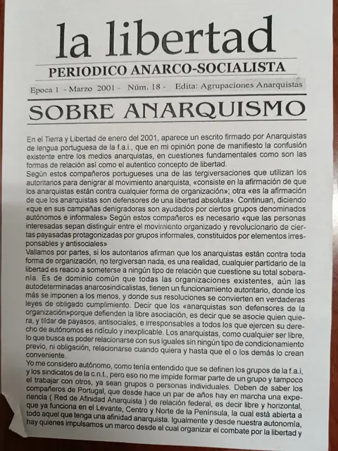 Vista principal de La Libertad