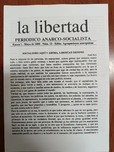 Vista principal de La Libertad