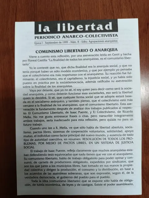 Vista principal de La Libertad
