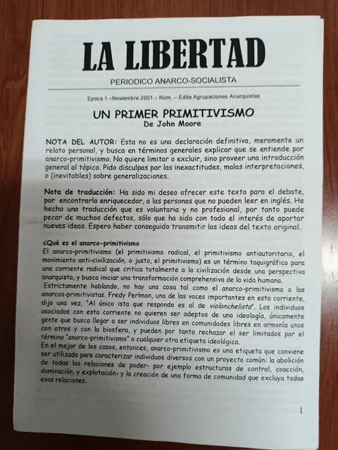 Vista principal de La Libertad