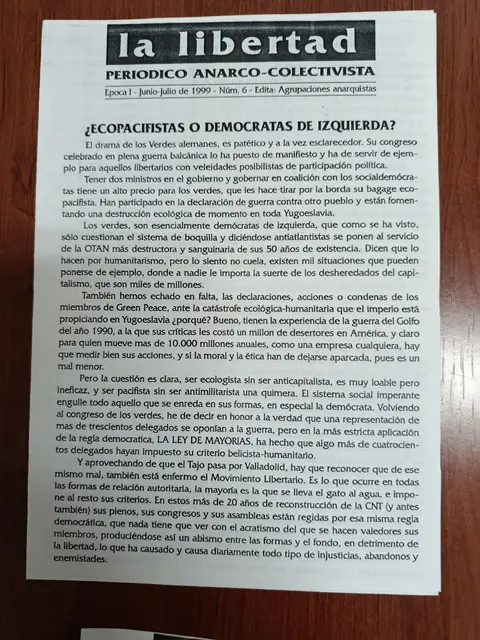 Vista principal de La Libertad