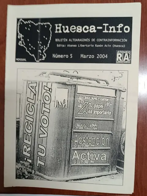 Vista principal de Huesca-Info