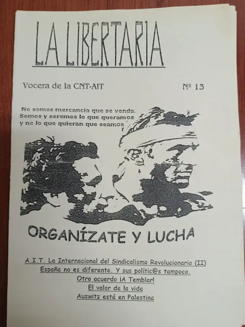 Vista principal de La Libertaria