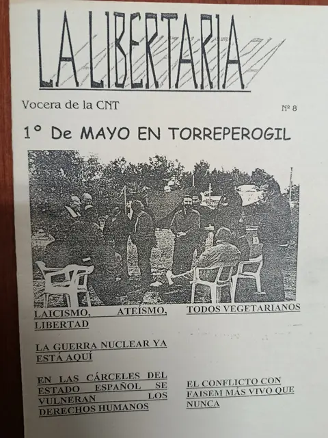 Vista principal de La Libertaria