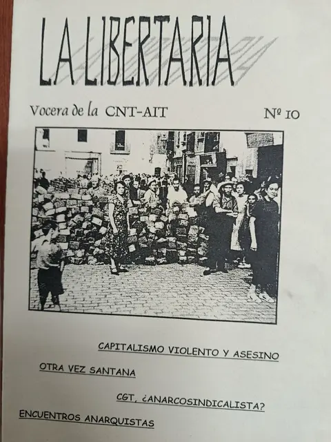 Vista principal de La Libertaria