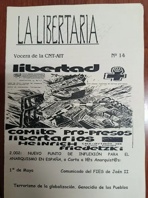 Vista principal de La Libertaria