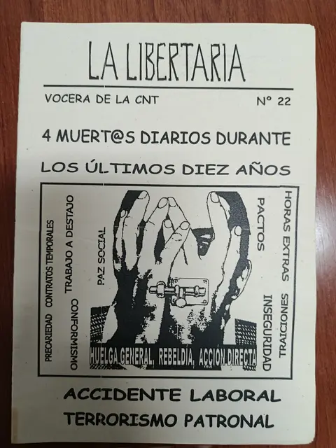 Vista principal de La Libertaria