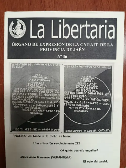Vista principal de La Libertaria