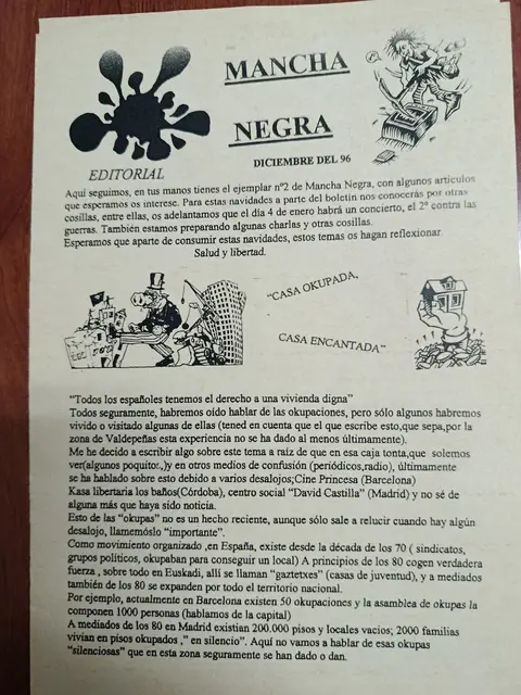 Vista principal de Mancha Negra