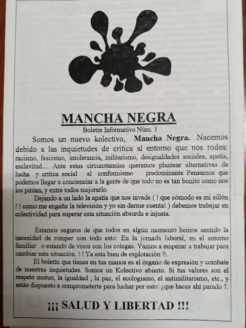 Vista principal de Mancha Negra