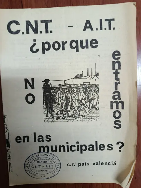 Vista principal de C.N.T.-A.I.T.: ¿por qué no entramos en las municipales?