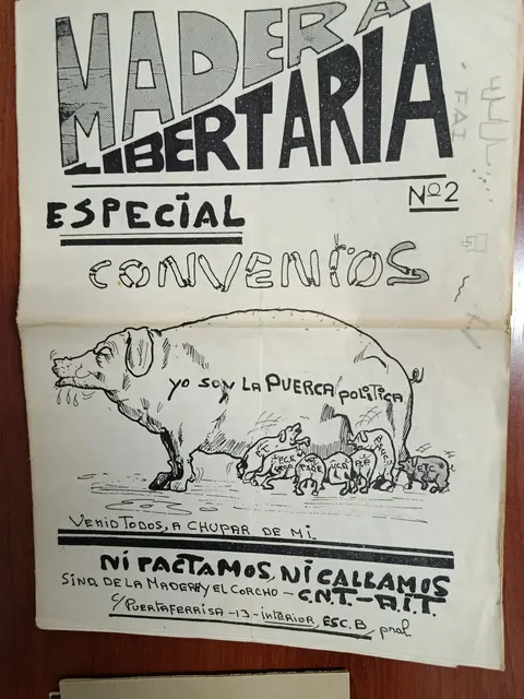 Vista principal de Madera Libertaria