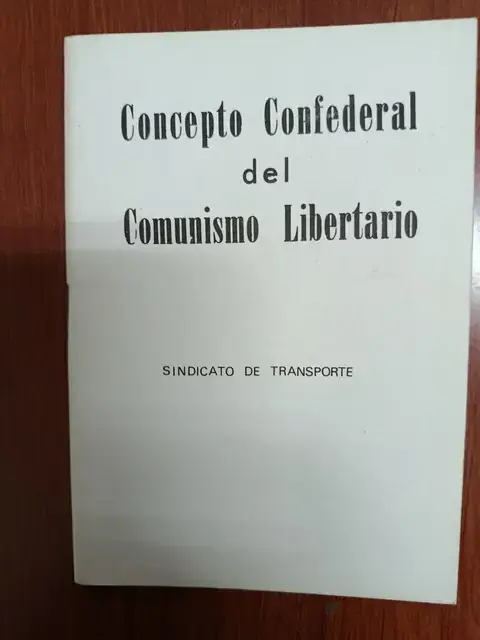Vista principal de Concepto confederal del comunismo libertario