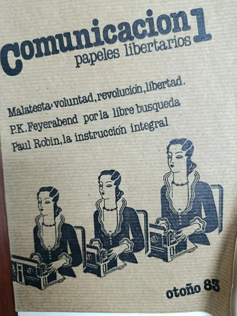 Vista principal de Comunicación: papeles libertarios